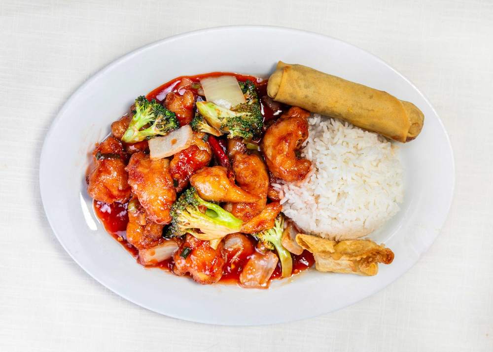 General Tso chicken from Tsing Tsao South